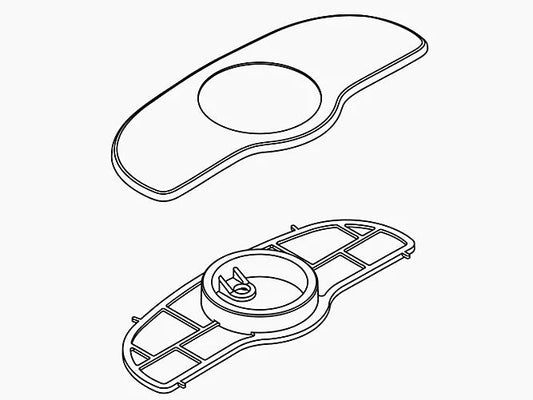 Kohler 1239009-Sn Escutcheon- Service- Sc